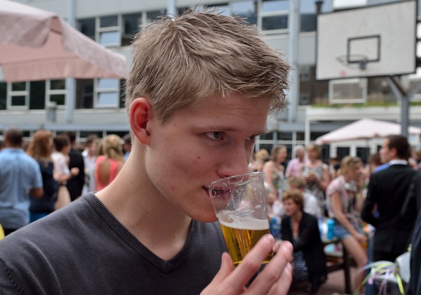 Sander diploma-uitreiking